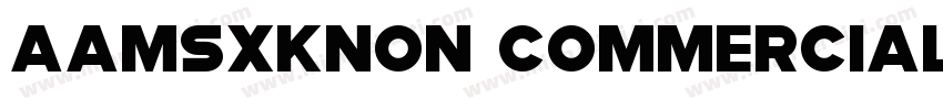 AaMSXKNon Commercial字体转换